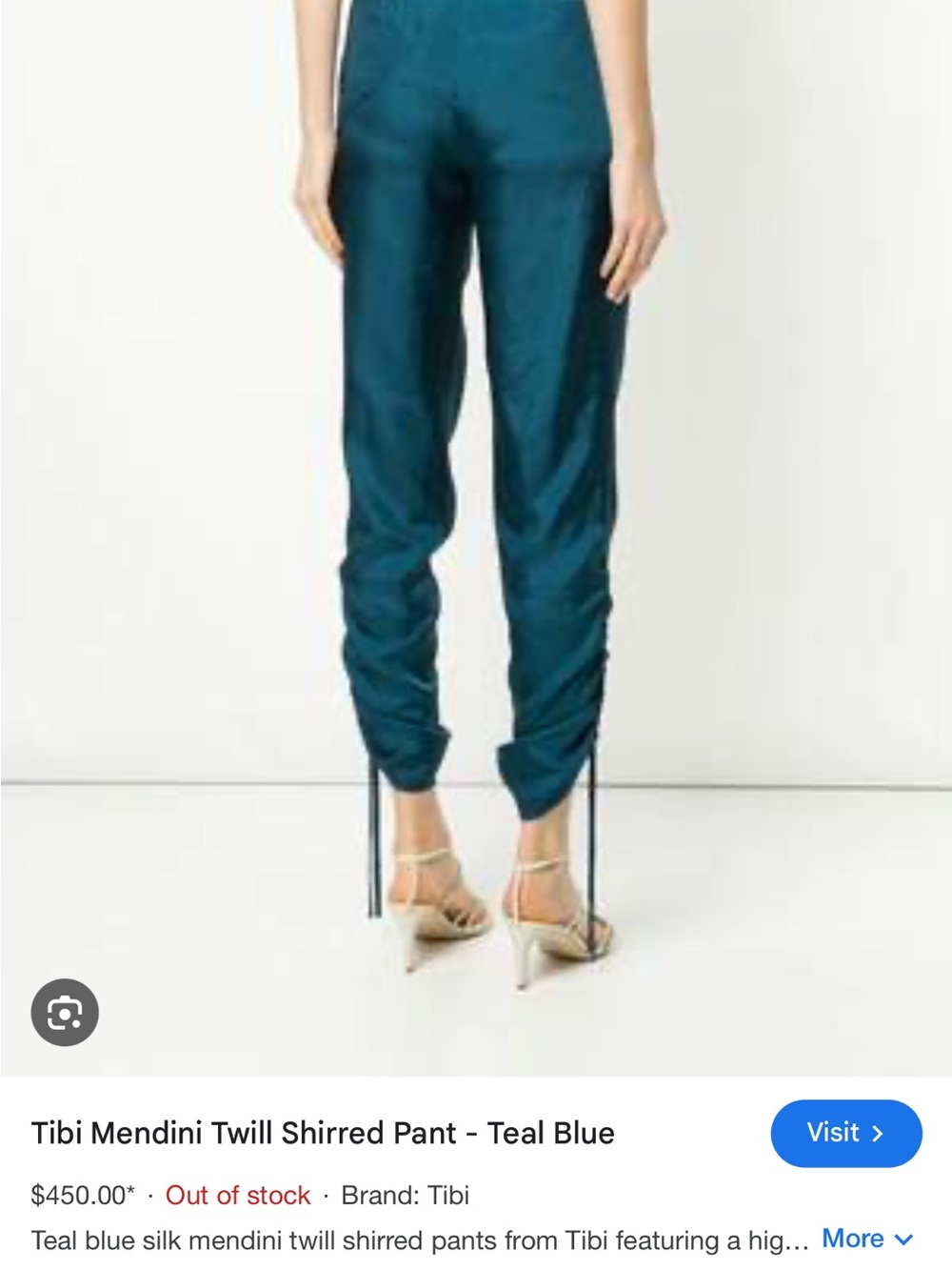 Tibi Spaghetti-Strap 2- Piece Jumpsuit - Picture 2 of 9